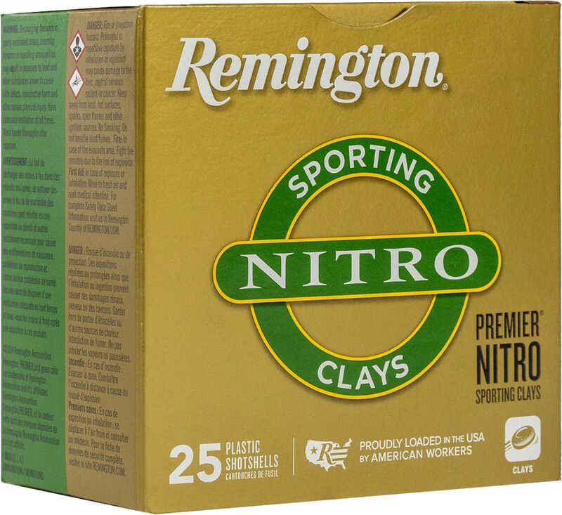 Premier Nitro Sporting Clays, 12 Gauge, 8 Shot, 2-3/4 in, 1 1/8 oz, 1300 fps